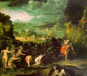 ABBATE, Niccolo dell The Rape of Proserpine  gfgf oil